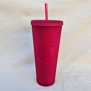 Starbucks Hot Pink Studded Tumbler 24oz